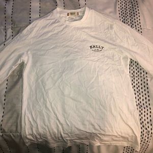 Bally of Switzerland long sleeve white shirt